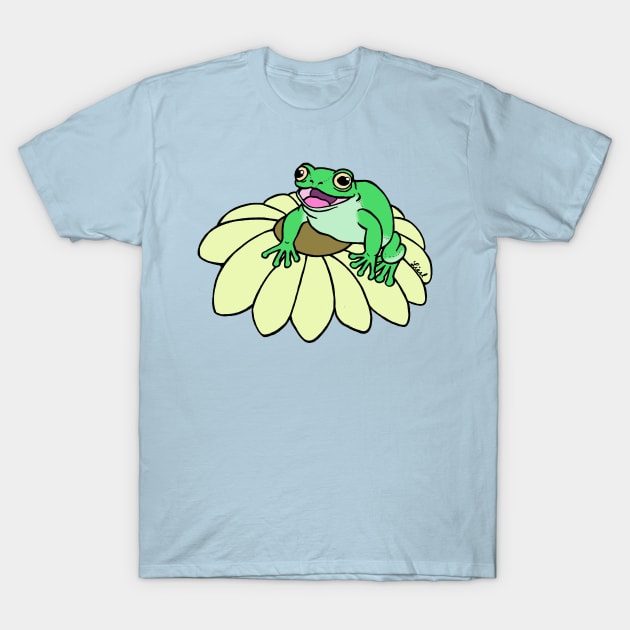 Frog and Flower T-Shirt by HonuHoney